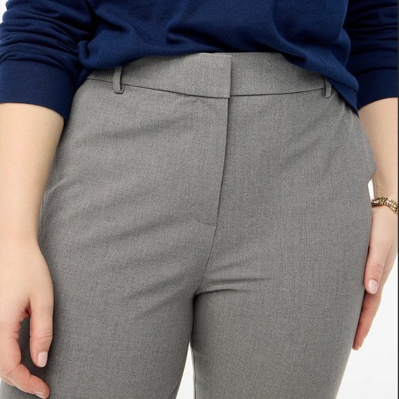 J. Crew Slim Cropped Ruby Pant in Stretch Twill - Picture 5 of 7